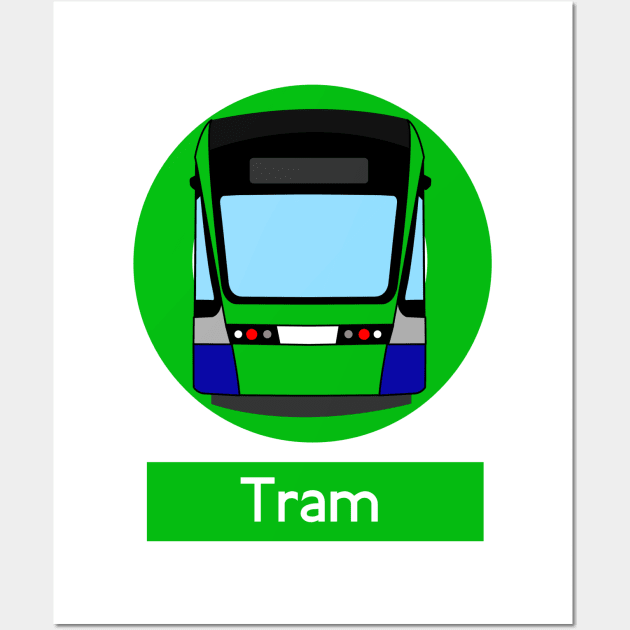 London Underground Subway Tram Wall Art by 2createstuff